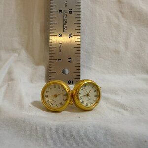 Gold tone Cuff Links